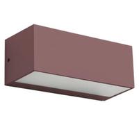 LEDS C4 Ara, lámpara exterior para pared, color marrón