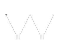LEDS-C4 Attic Double cilindro Ø 15cm blanco