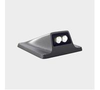 Leds C4 Baliza Ip66-ip67 Rexel 2 Leds Led 3.4 Blanco Cálido - 3000k On-off Gris Urbano 187lm