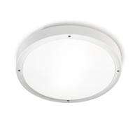 LEDS C4 Basic Sensor Plafón de Techo o Aplique Pared para Exterior Sensor Crepuscular de Movimiento. Luz LED Cálida IP65