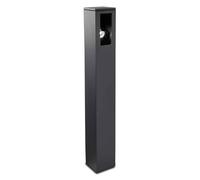LEDS-C4 Bolardo luminoso LED, IP66, antracita, 100 cm