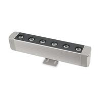 LEDS C4 Convert: Lámpara exterior, luz cálida, IP66, color gris