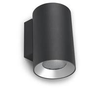 LEDS C4 Cosmos: Lámpara exterior, 26,1 W, luz blanca cálida, 1823 lúmenes, IP66, color gris