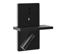 LEDS-C4 E-Lamp aplique LED con foco, negro