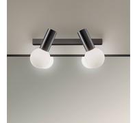 LEDS-C4 Mist aplique para baño 2 luces negro