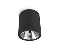 LEDS·C4 Plafon Exit 25.9W Blanco Neutro - 4000K CRI 80 Negro IP23 2284Lm