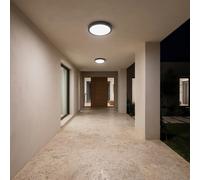 LEDS C4 Plafon Ip66 Basic E27 15W Gris Urbano