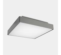 LEDS C4 Plafon Ip66 Kossel Direct 400Mm Led 19W Blanco Cálido - 3000K On-Off Gris 1172L
