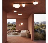 LEDS-C4 Plafón LED Spark Triplex, CCT, DALI, negro