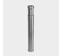 LEDS C4 Priap: Lámpara de pie exterior, 15 W, IP54, color plateado
