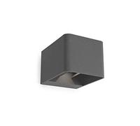 Leds-C4 Wilson - Aplique LED Up Down para exterior Urban Grey 855lm 2700K IP65