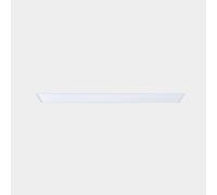 Ledsc4 - Foco empotrable de techo Ecofit Plus, dimensiones 119,5 x 29,5 cm, acero, metacrilato blanco, tecnología MICROPRISMA