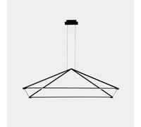 LedsC4 - Lámpara colgante LED para interior, 1200 mm, opal, 2440 lúmenes, 3000K, diseño moderno y eficiente, fabricada en aluminio y PMMA, iluminación de calidad para el hogar