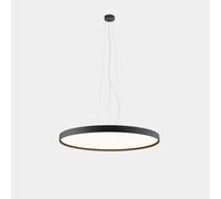 Ledsc4 - Lámpara colgante Luno Slim, modelo grande, aluminio, policarbonato , tecnología MICROPRISMATIC