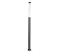 LedsC4 - Lámpara exterior LED Lyon, 1810 mm, temperatura de color ajustable, IP66, color gris urbano, para exteriores, ahorro energético, montaje sencillo, diseño moderno