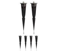 ledscom.de: 6 estacas para jardín, para luces de jardín, color , 17 cm de largo, 45 mm de diámetro