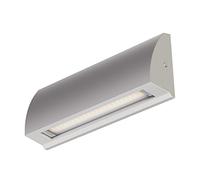 ledscom.de Aplique LED/luz de escalera SEGIN para exteriores, IP54, plano, downlight, gris mate, angular, 6,3 W, 630lm, blanco frío