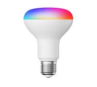 ledscom.de Bombilla LED RGB E27, R80, blanco cálido - blanco frío (2700-6300 K), 9,9 W, 950lm, Smart Home, WLAN, Alexa, mate