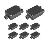 ledscom.de Conector de cable de 2 vías 8x para exteriores, IP68, manguito para cable de 6-8 mm de diámetro
