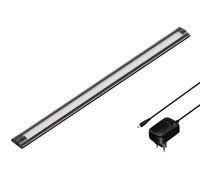 ledscom.de: Foco empotrable LED SIRIS, color mate, con fuente de alimentación, diseño plano, 50 cm, 655 lúmenes, luz blanca