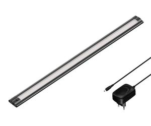 ledscom.de: Foco empotrable LED SIRIS, color mate, con fuente de alimentación, diseño plano, 50 cm, 655 lúmenes, luz blanca