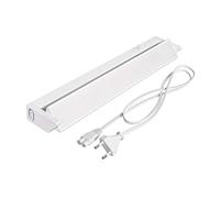 ledscom.de Lámpara LED bajo armario LIWO 35cm, con cable de conexión, orientable, 476lm, blanco cálido