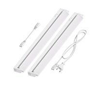 ledscom.de Lámpara LED bajo armario LIWO 58cm, orientable, 1080lm c/u, blanco Juego de 2