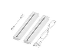 ledscom.de Lámpara LED para debajo del armario LIWO 35cm, orientable, 538lm cada una, blanca Juego de 2