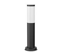 ledscom.de Luz de camino/luz de bolardo PORU para exteriores, IP44, 39 cm, negro, 1x E27 máx. 40W