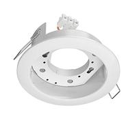 ledscom.de Plafón empotrable ZOBE II, blanco semibrillante, redondo, 107mm Ø, 1x GX53 máx. 25W