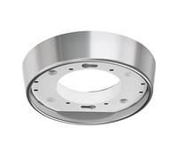 ledscom.de Plafón/plafón INEL, acero inoxidable mate, 1x GX53 máx. 25W