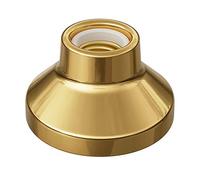 ledscom.de Plafón portalámparas ELEKTRA, porcelana, oro brillante, 1x E27 máx. 300W