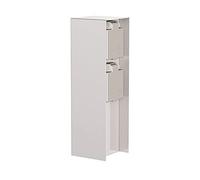 ledscom.de Portalámpara de jardín POMI para Exteriores, IP44, 2 vías, Acero Inoxidable, Angular, 23 cm