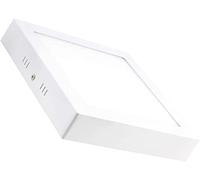 LEDUNI ® Downlight Plafón Superficie LED Cuadrado 20W 2000LM Color Blanco Frío 6000K Angulo 120 IP40 OPAL Aluminio 225 * 225 * 20Hmm
