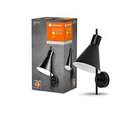 LEDVANCE Aplique de pared DECOR Tokio Wall, negro, 5W, 420lm, módulo LED incorporado con color de luz blanco cálido (3000K), estilo japonés, larga vida de 30.000 horas, protección IP20