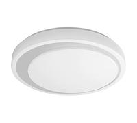 LEDVANCE Aplique y plafón LED inteligente para uso en interiores con tecnología WiFi, color de luz cambiante (3000K-6500K), gris, 480mm, compatible con Google y Alexa, SMART+ WIFI ORBIS MOON
