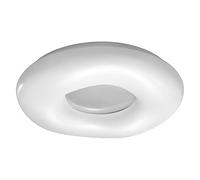 LEDVANCE Aplique y plafón LED inteligente para uso en interiores con tecnología WiFi, color de luz cambiante (3000K-6500K), gris, 500mm, compatible con Google y Alexa, SMART+ WIFI OR ROMO