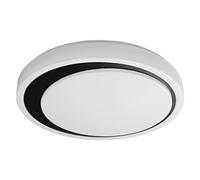 LEDVANCE Aplique y plafón LED inteligente para uso en interiores con tecnología WiFi, color de luz cambiante (3000K-6500K), negro, 480mm, compatible con Google y Alexa Voice Control, SMART+ WIFI ORBIS