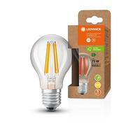 LEDVANCE Bombilla LED de bajo consumo, bombilla de filamento, E27, blanco cálido (3000K), 5 vatios, sustituye a la bombilla de 75W, altamente eficiente y de bajo consumo, paquete de 1