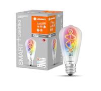LEDVANCE Bombilla LED inteligente Edison E27 – RGB WiFi filamento de color Alexa/Google/App