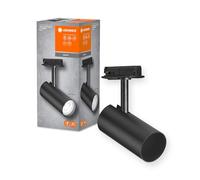 LEDVANCE Cabezal de luminaria para carril TRACKLIGHT, negro, con casquillo GU10, puede equiparse con una lámpara normal o inteligente, inteligente, WiFi, diseño tipo loft, protección IP20