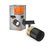 LEDVANCE Cabezal de luminaria TRACKLIGHT con sistema de carril, dorado/negro, con casquillo GU10, puede equiparse con lámpara normal o inteligente, inteligente, WiFi, diseño tipo loft, protección IP20
