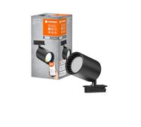 LEDVANCE Cabezal de luz SMART+ Tracklight WiFi sistema de carril, negro, 8W, 500lm, cabezal direccional, luz blanco dinámico (3000K-6500K), controlable por app, compatible con Amazon, Google, etc.