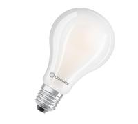 Ledvance Classic A200 Performance Class. Bombilla led standard mate 220-240V 24W 4000K E27. 3.452 Lumen. Equivalente a 200W. 15.000 Horas. 162 X 95mm. Luz neutra.