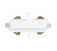 LEDVANCE Conector de alimentación lineal TRACKLIGHT opcional, blanco, para la conexión lineal de dos carriles de alimentación, diseño moderno tipo loft, para implementar diferentes arreglos