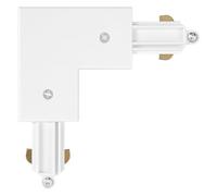 LEDVANCE Conector de esquina 90° para carriles TRACKLIGHT opcional, blanco, diseño moderno tipo loft