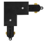 LEDVANCE Conector de esquina de 90° TRACKLIGHT opcional, negro, para conectar dos carriles de alimentación en las esquinas, diseño moderno tipo loft, para implementar diferentes arreglos
