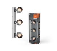 LEDVANCE DECOR SPOT JUPITER, 16,5W, 550lm, plata, foco, cabezales ajustables, versátil, foco de interior, luz de color blanco cálido, acabado de alta calidad, montaje fácil