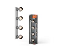 LEDVANCE DECOR SPOT JUPITER, 22W, 730lm, plata, foco, cabezales ajustables, versátil, foco de interior, luz de color blanco cálido, acabado de alta calidad, montaje fácil