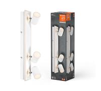 LEDVANCE DECOR SPOT MARS, 41W, 2.300lm, blanco, foco, cabezales ajustables, versátil, foco de interior, luz de color blanco cálido, acabado de alta calidad, montaje fácil